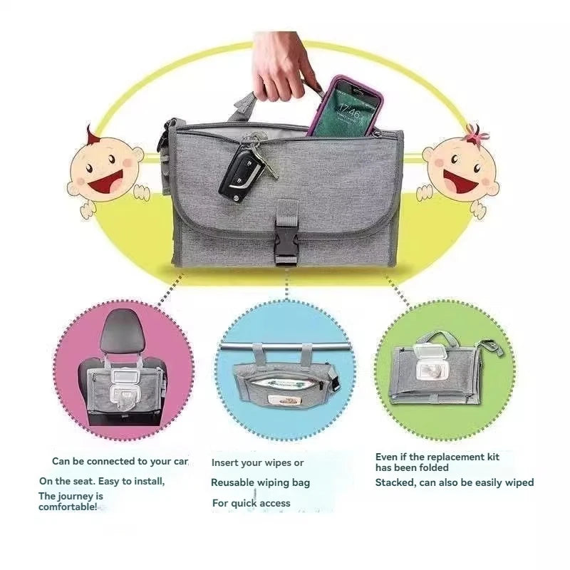 NEW Baby Diaper Pad Portable Diaper Pad For Going Out Extended