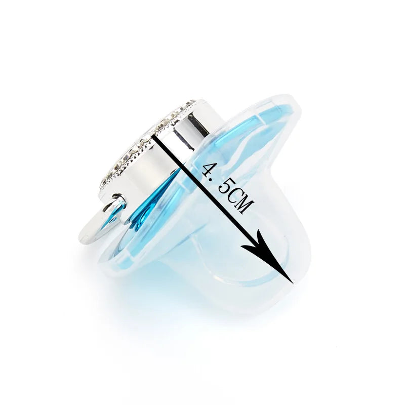 Newborn Pacifier Baby Shower Gift Bling Baby Dummy Silicone BPA Free