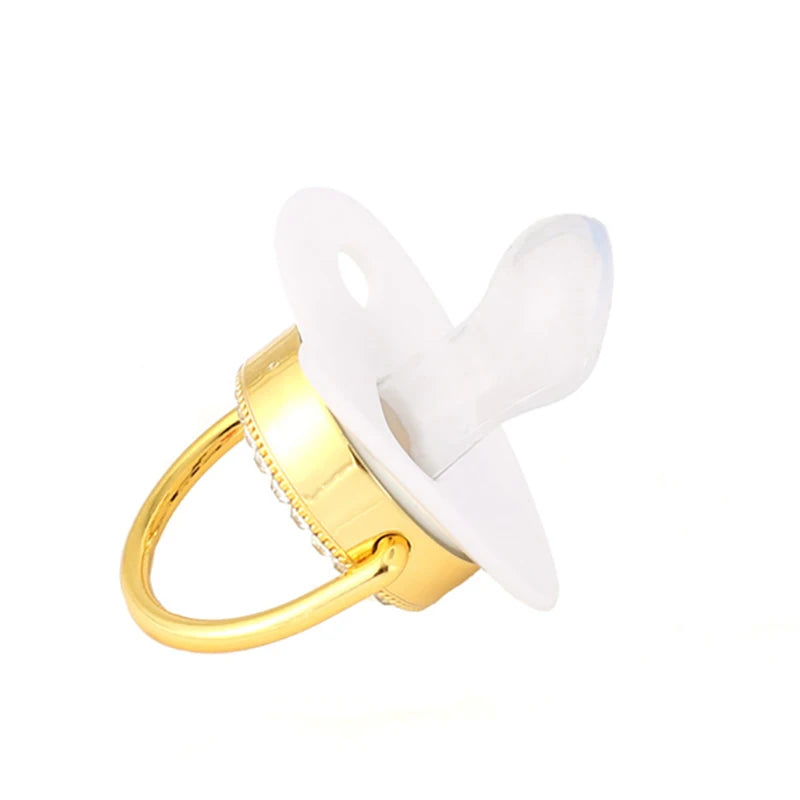 Newborn Pacifier Baby Shower Gift Bling Baby Dummy Silicone BPA Free