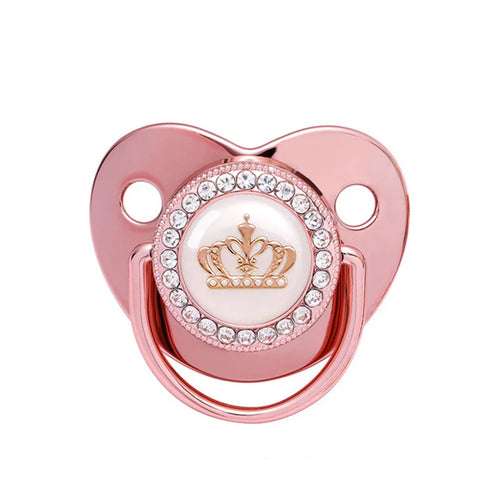 Newborn Pacifier Baby Shower Gift Bling Baby Dummy Silicone BPA Free