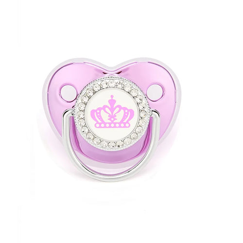Newborn Pacifier Baby Shower Gift Bling Baby Dummy Silicone BPA Free