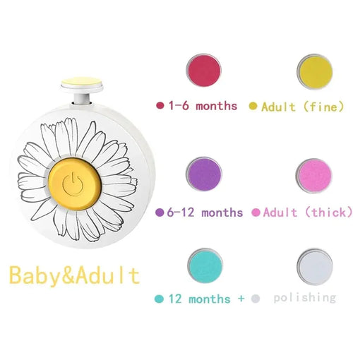 Baby Electric Nail Clippers, Children's Nail Polishing Tools, Baby