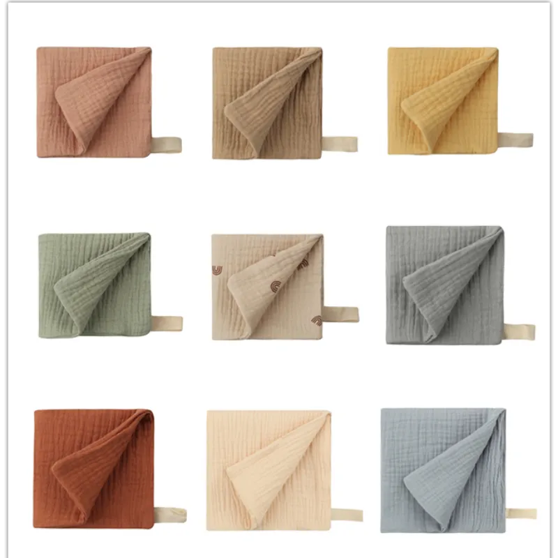 5PC Baby Towel New Born Items Stuff Muslin Squares Infant Newborn Hand