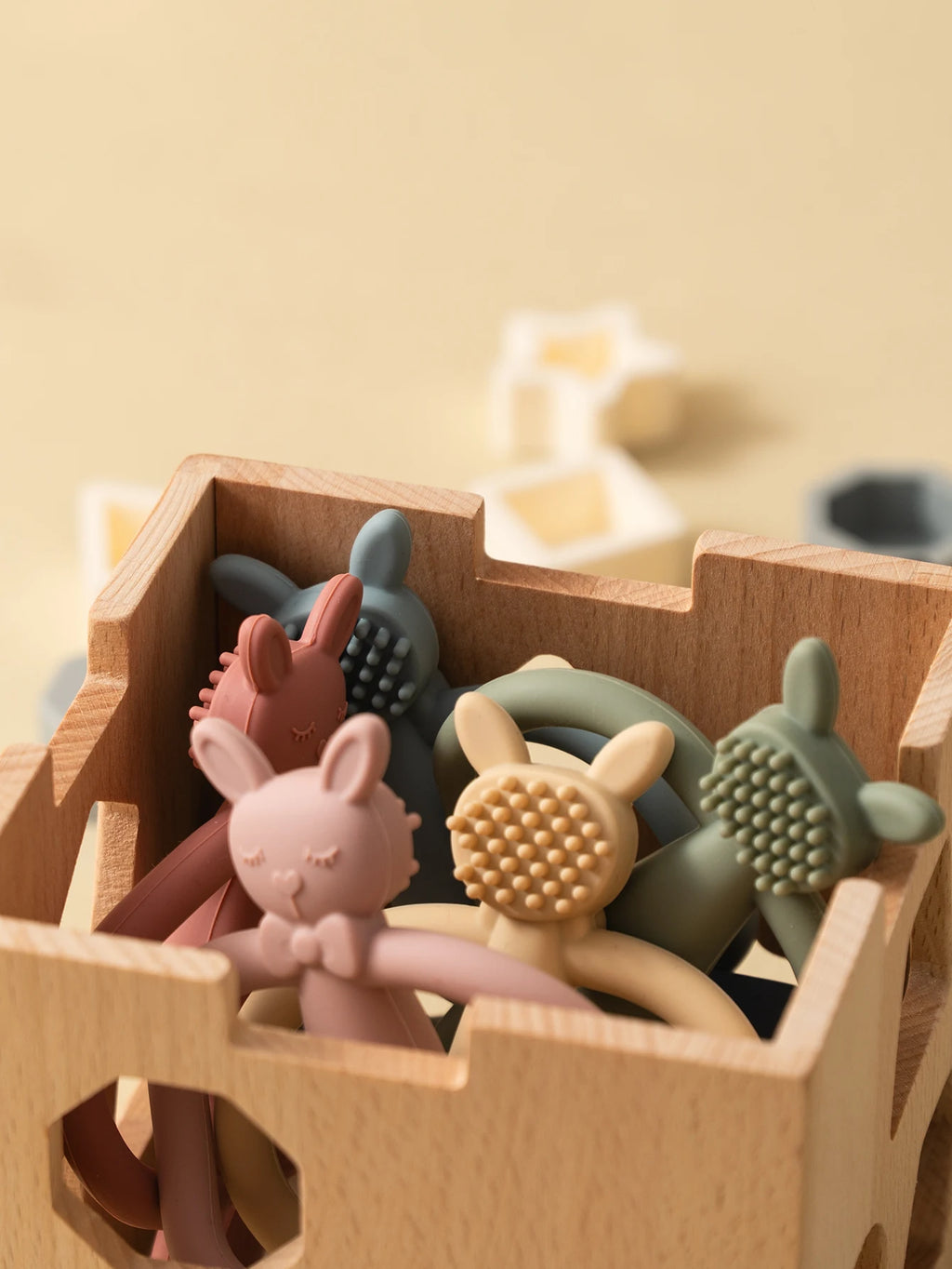 Color Kids 1PCS Silicone Teether Toys Baby Nursing Teether Gifts