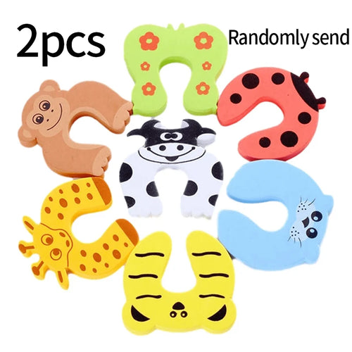 2/5pcs Door Stops Blocker Baby Door Stop Baby Protections Baby Door