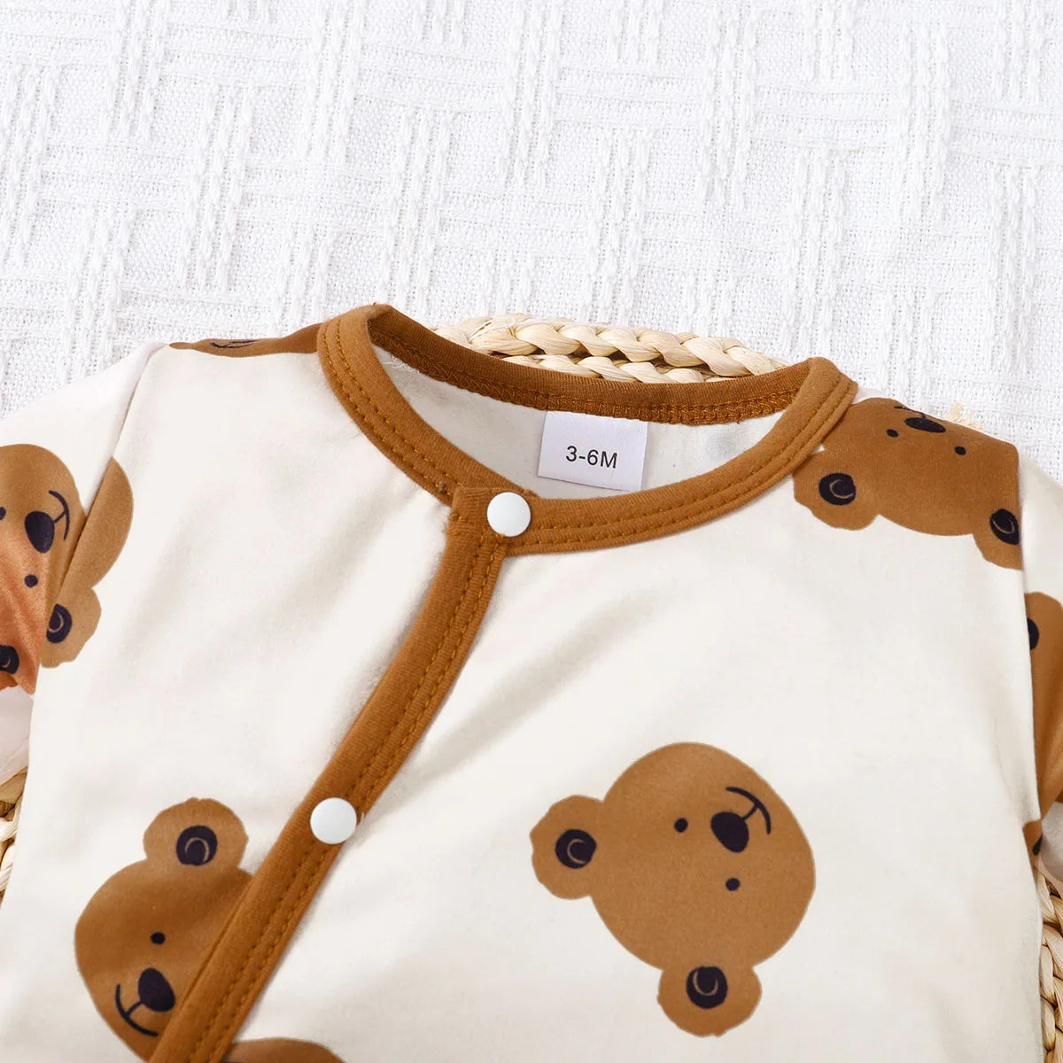 Clearance_Summer Newborn Infant Baby Boys Romper Bear Print Short