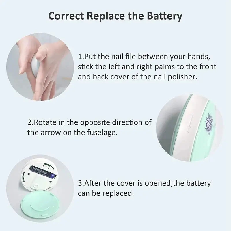 Baby Electric Nail Clippers, Children's Nail Polishing Tools, Baby