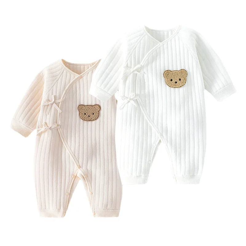 Boys Girls Bodysuit Newborn Onesie Clothes Cotton Toddler Home Wear